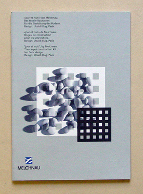 «Jour et nuit» von Melchnau. Der textile Baukasten für die Gestaltung des Bodens. Design Ubald Klug