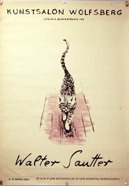 Plakat - Walter Sautter - Kunstsalon Wolfsberg