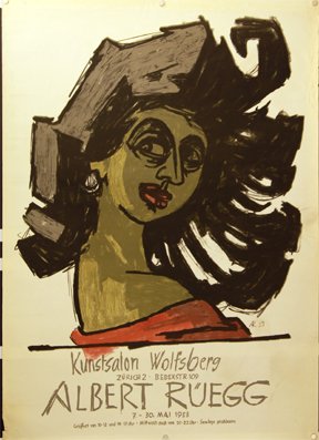 Plakat - Albert Rüegg - Kunstsalon Wolfsberg