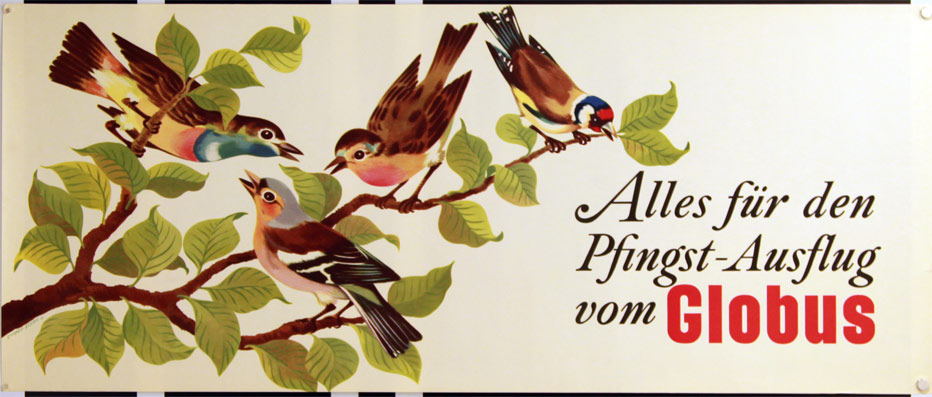 Plakat - Alles für den Pfingstausflug von Globus