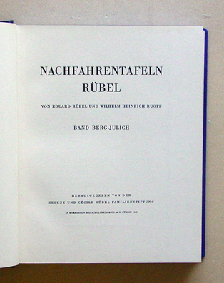Nachfahrentafeln Rübel