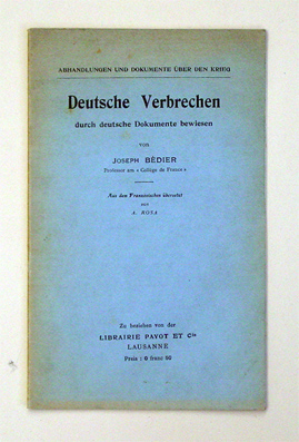 Deutsche Verbrechen durch deutsche Dokumente bewiesen