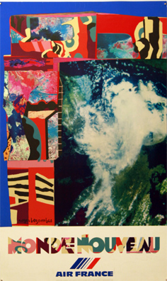 Plakat - Monde nouveau - Air France 