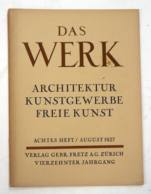 Die Aufgaben des Schweizerischen Werkbundes