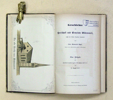 Geschichte der Herrschaft und Gemeinde Wädensweil [Wädenswil], nach den besten Quellen bearbeitet