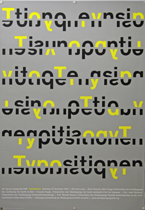 Plakat - Typositionen/ Ein Tag der Typografie