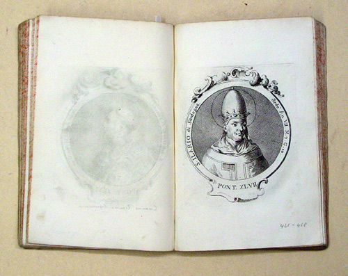 Effigies romanorum pontificorum, a S. Petro ad Pium VI. feliciter regnantem