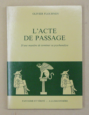 L’acte de passage