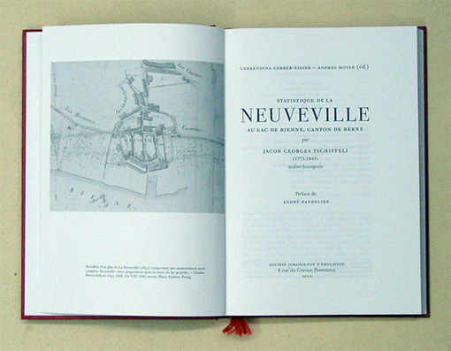Statistique de La Neuveville au lac de Bienne, Canton de Berne par Jacob Georges Tschifferli (1773 - 1843), maître-bourgeois
