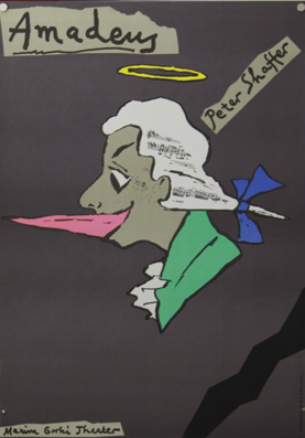 Plakat - Amadeus / Peter Shaffer / Maxim Gorki Theater