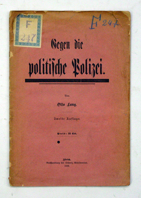 Gegen die politische Polizei