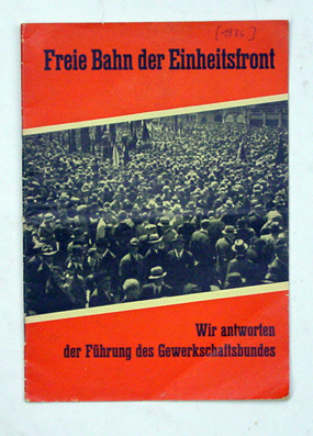 Freie Bahn der Einheitsfront