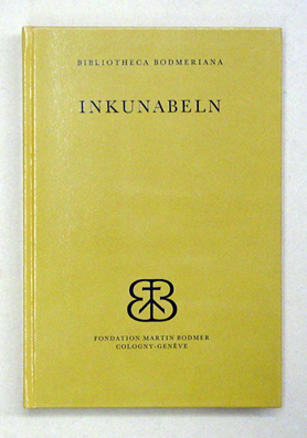 Inkunabeln der Bodmeriana