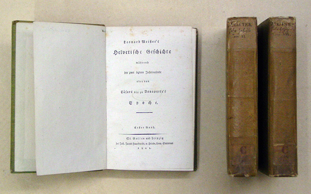 Helvetische Geschichte während der zwei letztern Jahrtausende oder von Cäsars bis zu Bonaparte’s Epoche