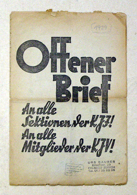 Offener Brief