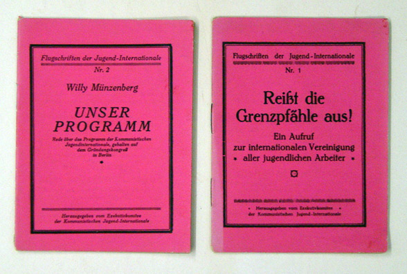 Flugschriften der Jugend-Internationale