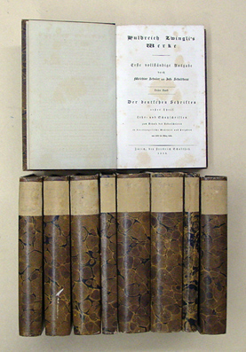 Huldreich Zwingli's Werke. Erste vollständige Ausgabe durch Melchior Schuler und Jos. Schultheß.