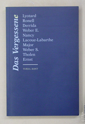 Das Vergessen(e)
