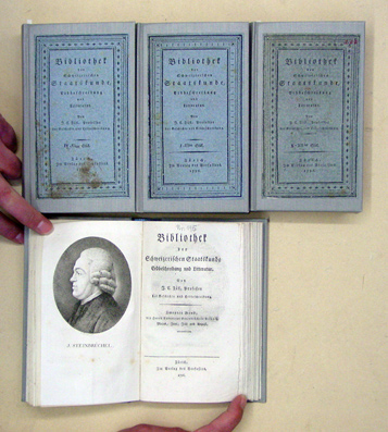 Bibliothek der Schweizerischen Staatskunde, Erdbeschreibung und Litteratur