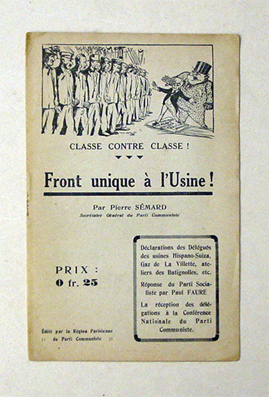 Front unique à l’Usine!
