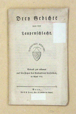Drey Gedichte von der Laupenschlacht