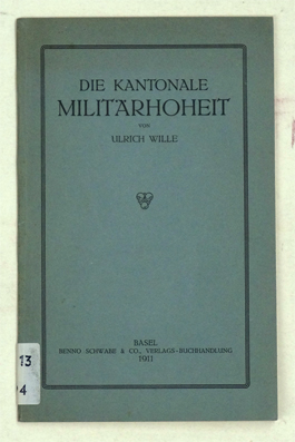 Die kantonale Militärhoheit