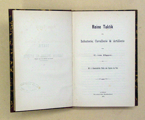 Reine Taktik der Infanterie, Cavallerie & Artillerie