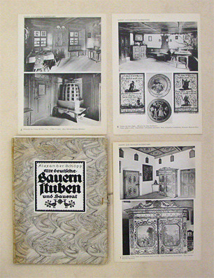 Alte deutsche Bauernstuben und Hausrat