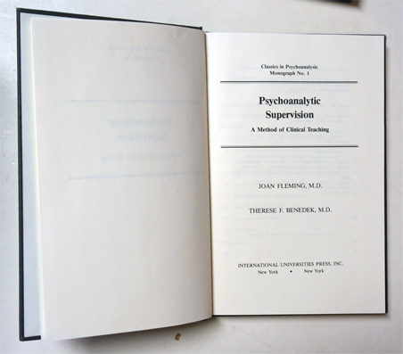 Psychoanalytic Supervision