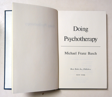 Doing Psychotherapy