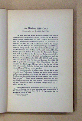 Alte Missiven 1444 - 1448