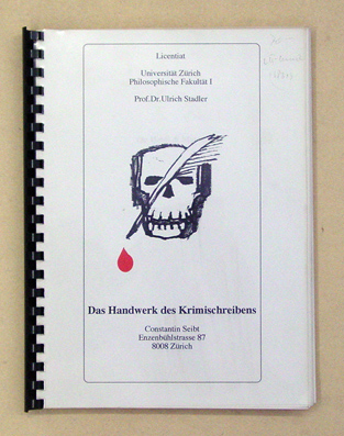 Das Handwerk des Krimischreibens