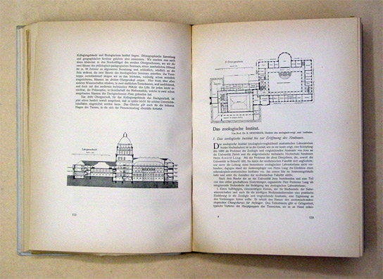 Universität Zürich. Festschrift des Regierungsrates zur Einweihung der Neubauten, 18. April 1914.