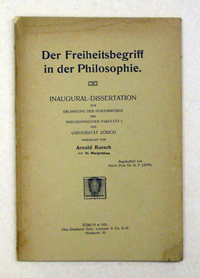 Der Freiheitsbegriff in der Philosophie