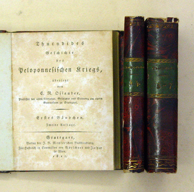 Geschichte des Peloponnesischen Kriegs.