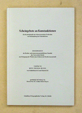 Scheingebote an Kunstauktionen