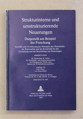 Strukturinterne und umstrukturierende Neuerungen