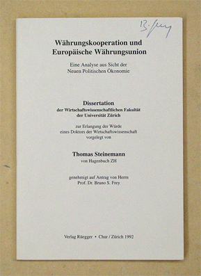 Währungskooperation und Europäische Wirtschaftsunion