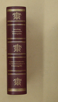 Die Rechtsquellen des Kantons Graubünden
