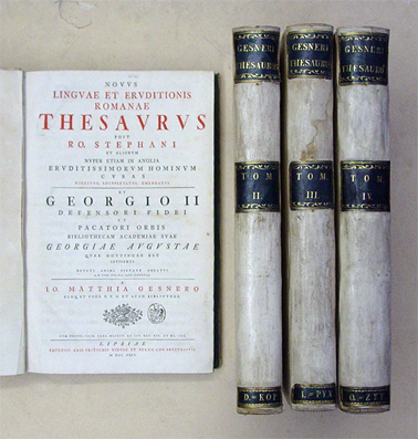 Novus linguae et eruditionis romanae thesaurus