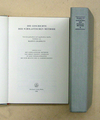 Die Geschichte der scholastischen Methode