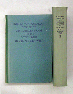 Geschichte der sozialen Frage und des Sozialismus in der antiken Welt.  (2 Bde., compl.)