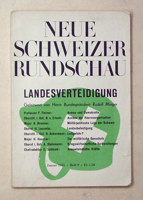 Neue Schweizer Rundschau