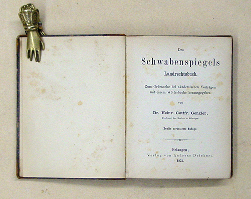 Des Schwabenspiegels Landrechtsbuch