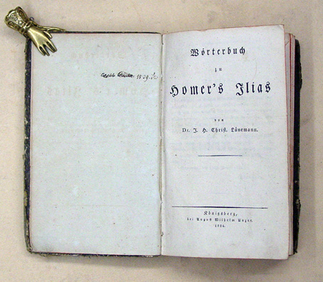 Wörterbuch zu Homer’s Ilias