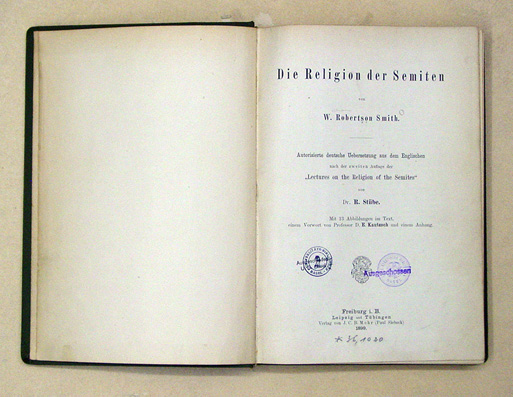 Die Religion der Semiten