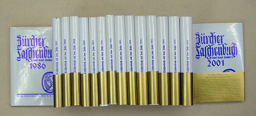 Zürcher Taschenbuch auf das Jahr 1987 - 2002 (16 Bde.)