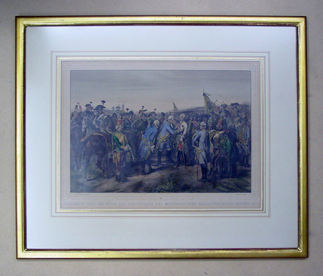 Erzherzog Carl empfängt das Grosskreuz des militärischen Maria-Theresia-Ordens 1793