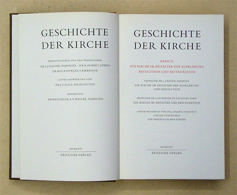 Geschichte der Kirche, Bd. IV: Die Kirche im Zeitalter der Aufklärung, Revolution und Restauration
