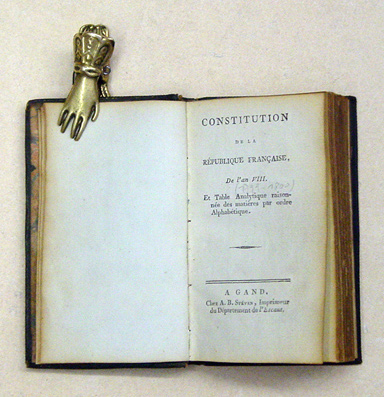 Constitution de la République Française de l’an VIII [1799-1800]